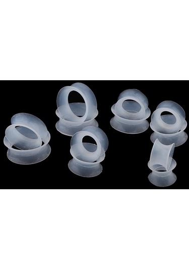 Homyl 4x7 Çift Lot Esnek Silikon Kulak Göstergeleri 4-adet Pembe