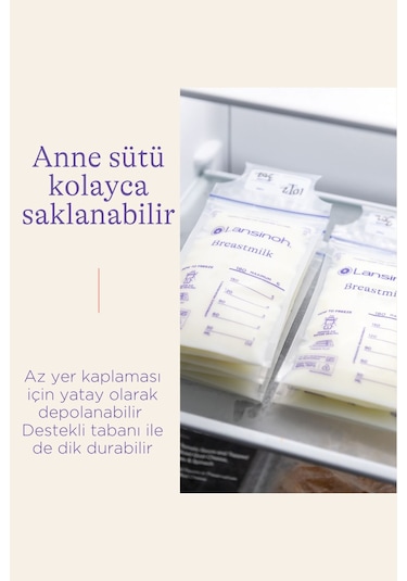 Lansinoh Anne Sütü Saklama Poşetleri 50 Adet