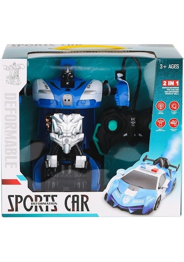 Çok Fonksiyonlu Dönüşebilen Kumandalı Robot Araba 92d-11a-92d-1 Çok Renkli