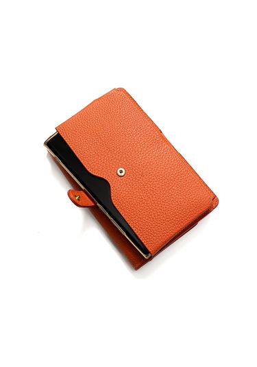 Orange Cüzdan & Kartlık Kadın Diğer 2812 Roncato Flother Skın Wallet Telephone Card Holder Turuncu