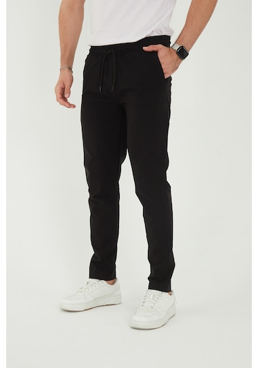 Camp Scoutland Camp546 Outdoor Tactical Su İticili Çok Cepli Likralı Erkek Yürüyüş Pantolonu Siyah