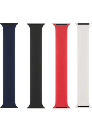 Watch Ultra 49mm Kordon Uyumlu Krd-31 Solo Loop Medium Strap Kayış Prl Yeşil