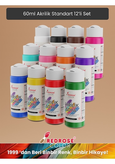 Red Rose Yeşil Akrilik Boya 60 ML