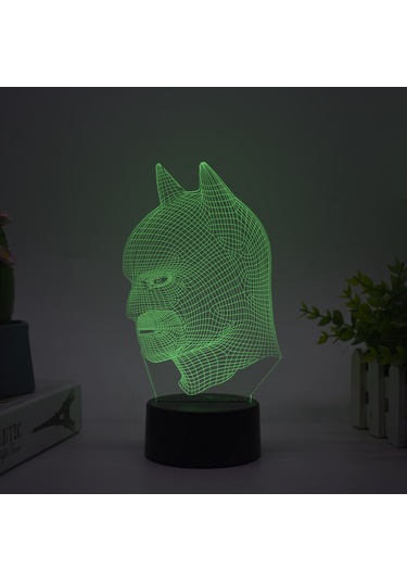 Çocuklar İçin 3d Gece Lambası Yaratıcı Işık Boyama Dekorasyon Süsleri Hediyeler Ufo Beyaz Flaş 9 Çok Renkli