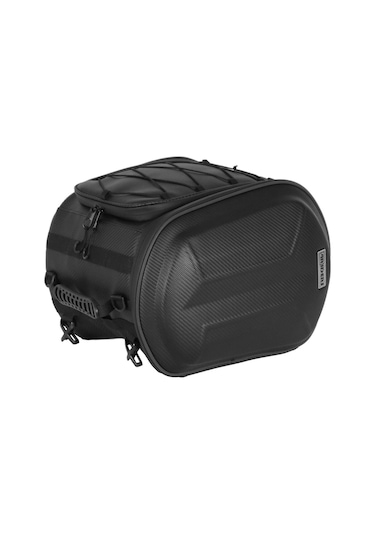 4riders Carbon Evo Series Arka Çanta Scooter Ara Çantası Siyah Siyah