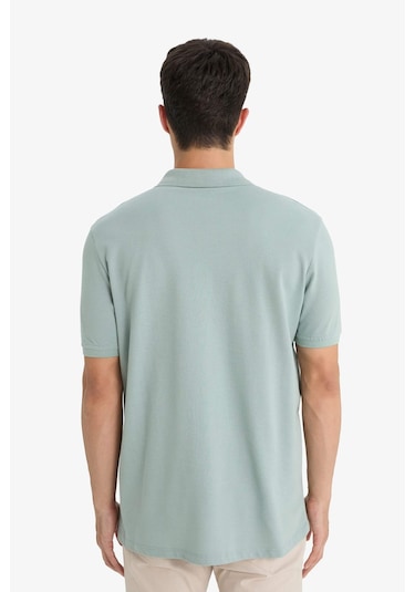DeFacto Regular Fit Polo Yaka Kısa Kollu Basic Düz Pike Kumaş Tişört C1293AX24SPGR488 DeFacto Regular Fit Polo Yaka Kısa Kollu Basic Düz Pike Kumaş Tişört C1293AX24SPGR488