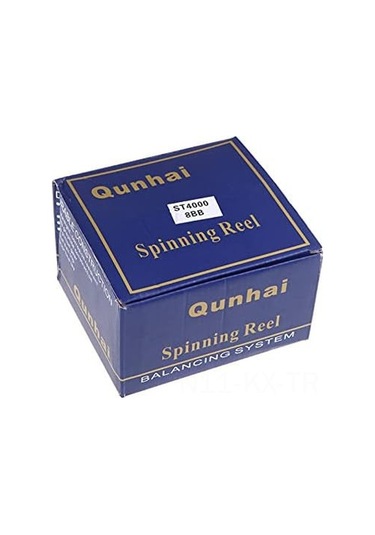 Kangvka St4000 Mavi Balık Makinesi - 8 Paspaslı, 5.1:1 Dişli Oranı, Katlanabilir Ve Değiştirilebilir Kolu, İki El İçin Uygun