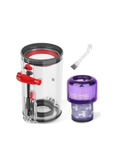Unimarket V11 Elektrikli Süpürge Aksesuarı Için Yedek Toz Haznesi Ve Filtre Süpürge Yedek Parçaları