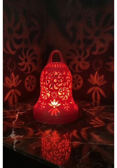 Oxyteez Dekoratif Tasarım Biblo Kırmızı Renk Reçine Tasarım Ev Ve Ofis Dekorasyonu