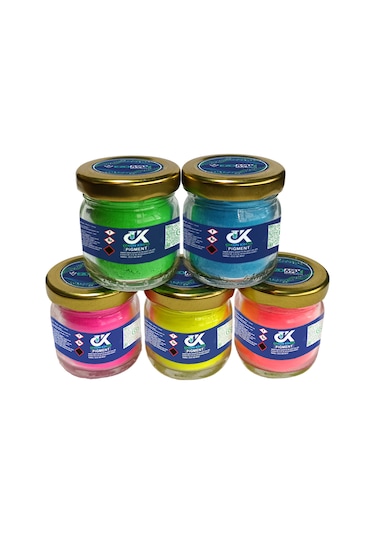 Pigment 5'li Neon Toz Boya Seti 5 10gr