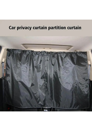 Xuweiwei Black Privacy Screen Araç Gizlilik Perdesi Bölme Perdesi