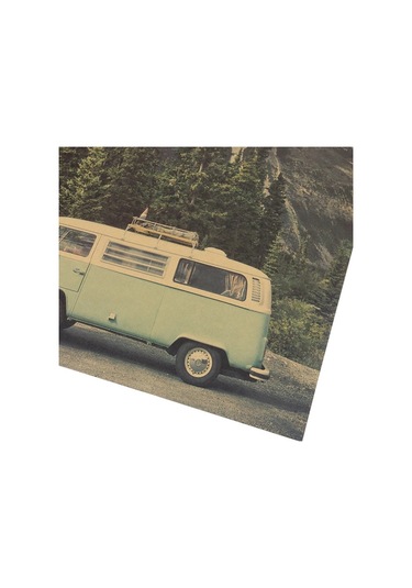 Volkswagen T1 Minibüs Vosvos Retro Kraft Poster Af027