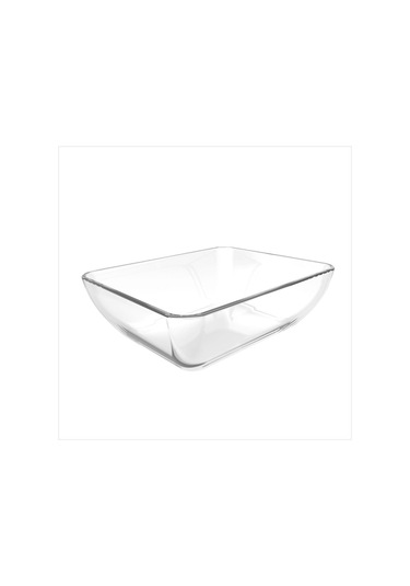 PYREX 343B000/3048 DİKDÖRTGEN FIRIN KABI 25x20x8 cm 2,3 LT Şeffaf