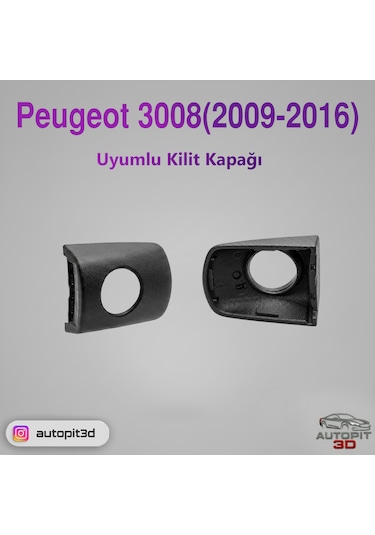 Peugeot 3008 2009 2016 Uyumlu Kilit Kapağı