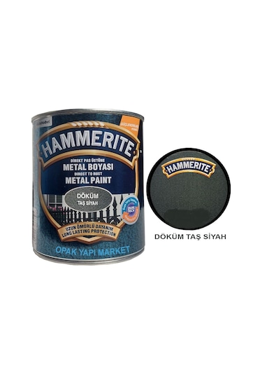 Hammerite Döküm Taş Siyah 0,75Lt (1 Kg)