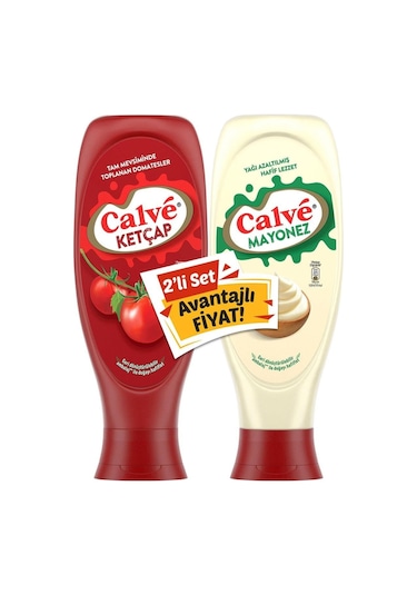 Calve Ketçap 610 G + Mayonez 540 G