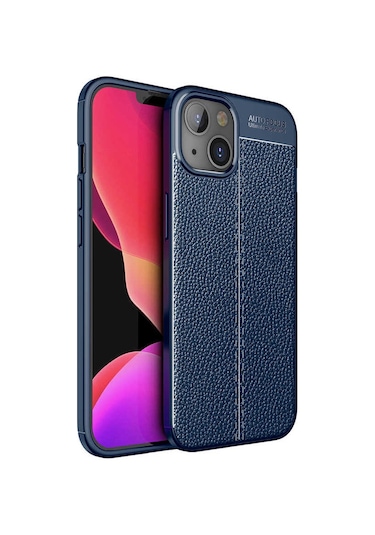 Apple Uyumlu iPhone 14 Tchs Niss Silikon Kılıf-lacivert Lacivert Lacivert