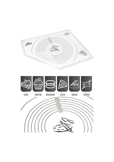 Hamur Matı Açma Silikon Silpat Hamur Açma Silikon Pasta Fırın Ha