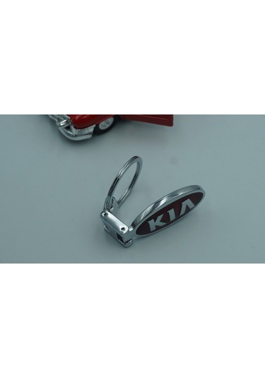 Dk Kia Uyumlu Logo Krom Metal Çift Yön Anahtarlık New Style