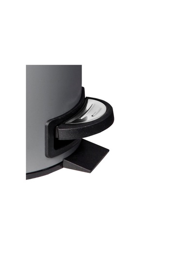 Siliwax Elit Gri Çöp Kovası 3 L Yavaş Kapanır Gri