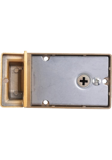 Nayomiglow Gece Kapısı Giriş Kapısı İçin Çinko Silindir Kilit Mandalı, Altın Kaplama