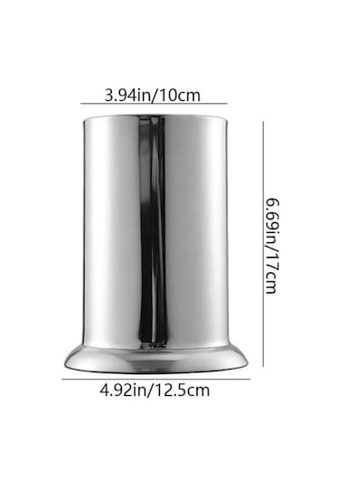 Novahub Altın Kaşık Seti Tutucu, Paslanmaz Çelik, Modern, D Modeli, Yemek Çubukları Organizatör, Süzgeç Çubukları Depolama Sepeti Altın