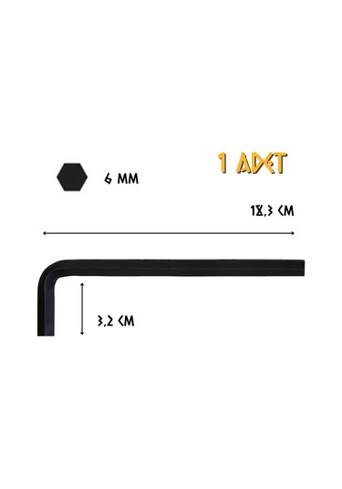 Cer-pa Norm Tekli Alyan Uzun - 6.0 Mm. - 1 Adet