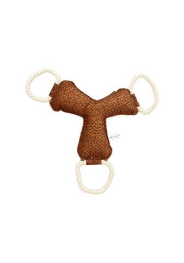 Pet Comfort İpli Bumerang Köpek Oyuncağı Kiremit 30cm