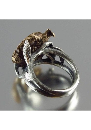 Vintage Sahte Taş Rattan Nar Yüzük Kadın Düğün Nişan Takı Us 7 Çok Renkli