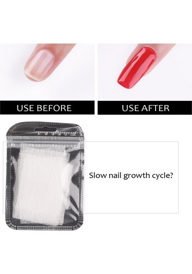 Hangfox Fiberglas Tırnak Uzatma Ve Tamir Seti 20 Adet - Kâğıt Sablon Olmadan Güçlendirici, Ev Ve Salonda Kullanım