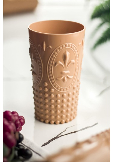 Akrilik Bal Tekli Uzun Bardak & Su Meşrubat Bardağı 750 Ml Büyük Boy & Cam Değildir