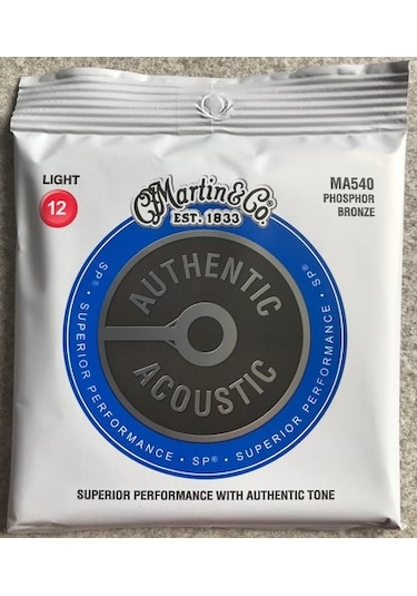 Martin Ma540 Authentic Acoustic Gitar Tel Seti