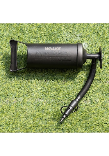 Walke Double Çift Kişilik Şişme Yatak Seti (2 Yastık + Pompa Dahil) 191x137x22 CM - 2200 Lacivert