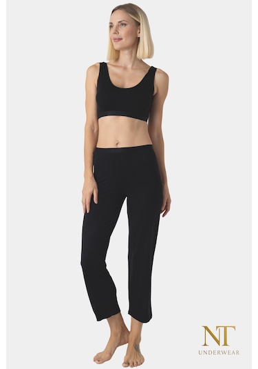 Nt Underwear Bambu İçlik Pantolon Astarı Siyah