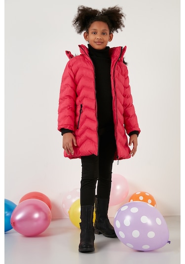 Lela Kız Çocuk Mont 5766041-Pembe