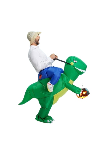 Unicomlifeerp Sınır Ötesi Festival Performansı Yetişkin Çocuk Dinozor Şişme Elbise Yürüyebilir