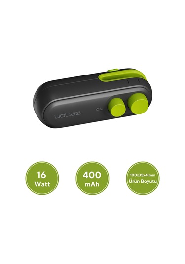 Zenon Şarj Edilebilir Paket/poşet Kapatıcı Zbs-01 Siyah