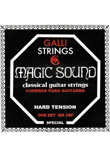Galli Ms100 Magic Sound Profesyonel Hard Klasik Gitar Tel Seti