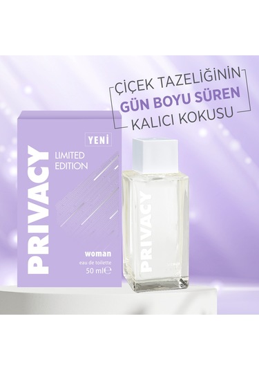 Privacy Kadın Parfüm EDT 50 ML + Emotion Romance Kadın Sprey Deodorant 3 x 150 ML