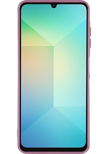 For Samsung Galaxy Uyumlu A06 Case Imd Glitter Tpu Phone Cover Large Camera Cutout - Purple Mor