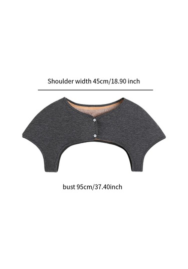 Suntek Giyilebilir Omuz Sargısı Şal Koruyucusu Yaşlı M Koyu Gri