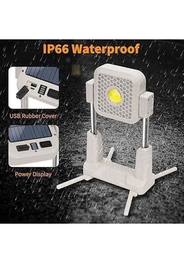 Katlanabilir Kamp Lambası Çok İşlevli Ultra Güçlü 4 Modlu Aydınlatma