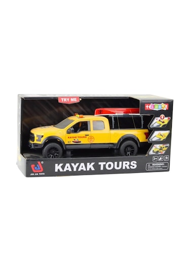 Sürtmeli Sesli Işıklı Araba Kano Taşıyan Pikap