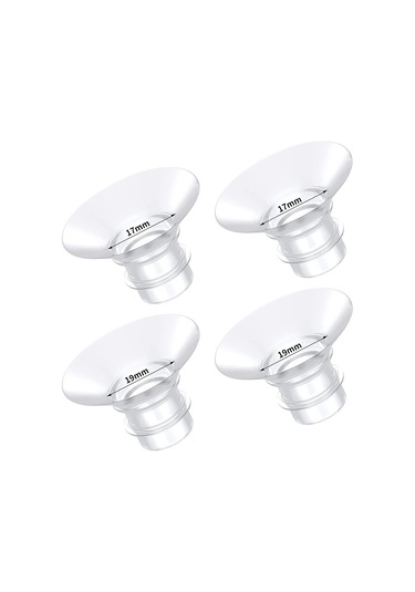 Vkemall Elektrikli Göğüs Pompası Yedek Aksesuarı 2 Adet 17mm Ve 2 Adet 19mm Flanşlı Ek P Gösterildiği Gibi
