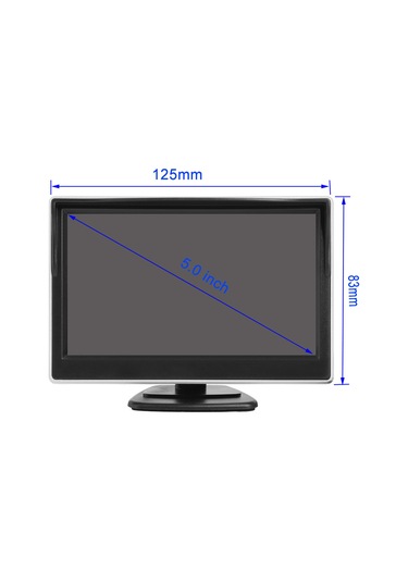 5 İnç Araç Monitörü Twogo - 55c Kamerasız 12 Volt