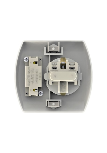 Anahtarlı Topraklı Mobilya Ve Banyo Dolabı Prizi Tek Yuvaya Uygun Sıva Altıdır