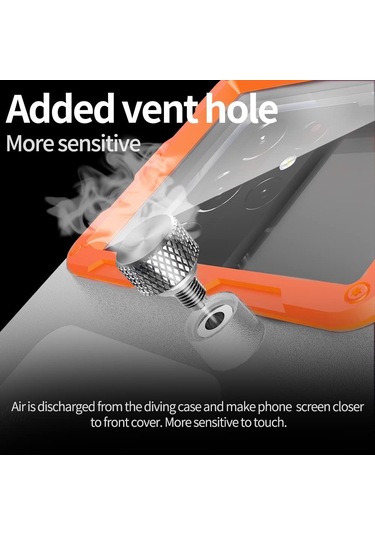 4.7-6.9 '', 50ft/15m İphone 14 13 12 11 Arası Akıllı Telefonlar İçin Evrensel Dalış Telefon Kasası Çok Renkli