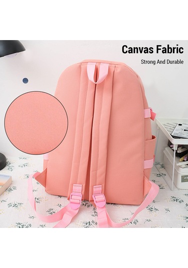 Kangvka Büyük Kapasiteli Kore Tarzı Kadınlar İçin Keten Çanta Seti - Günlük Ve Seyahat İçin Şık Ve Pratik Blue