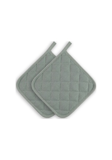 Yanmaz Ve Isıya Dayanıklı Fırın Eldiveni Ve Tutacak 2 Eldiven, 2 Tutacak Turkuaz