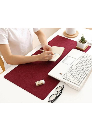 Homyl Yumuşak Mouse Pad Masa Büyük-kırmızı-şarap